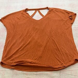 Women's Casual Orange Blouse